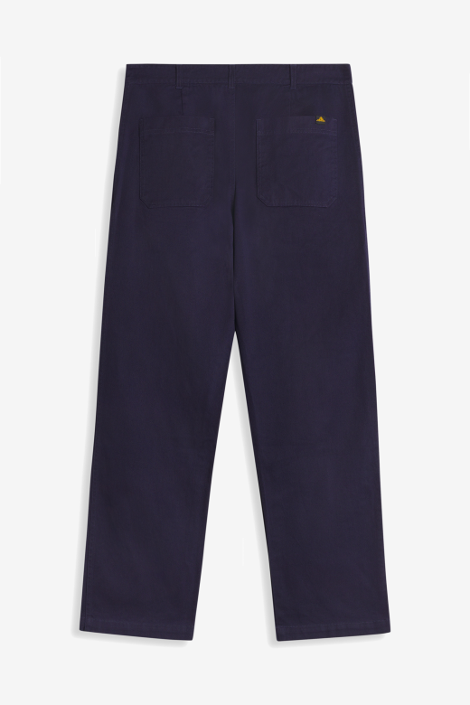 Le Mont St. Michel Paul twill Serge Work Trousers Navy – Pinkomo