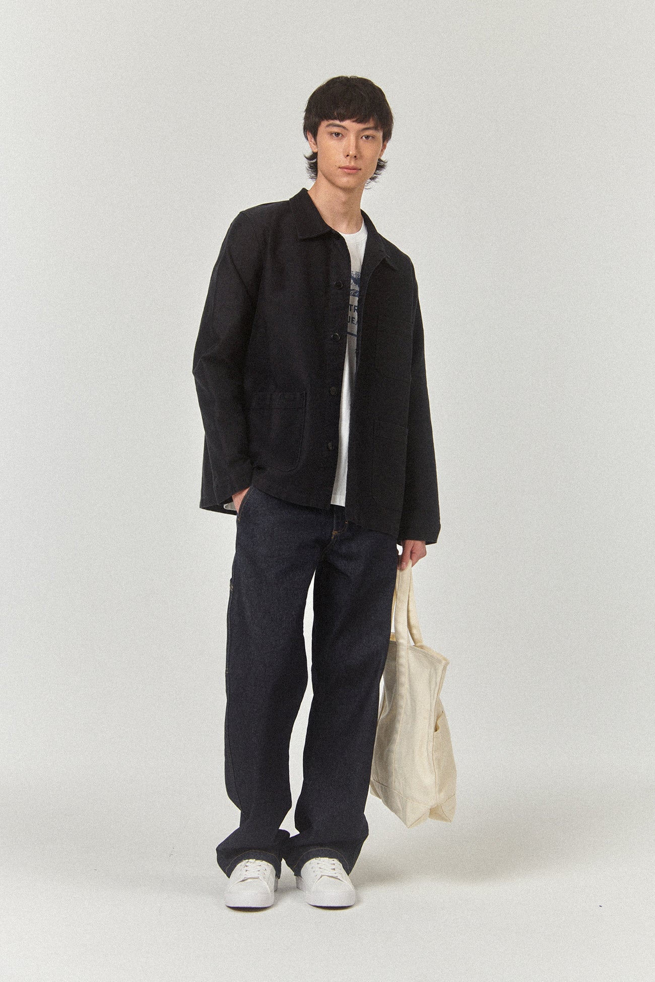 Le Mont St. Michel The Real Work Jacket Black