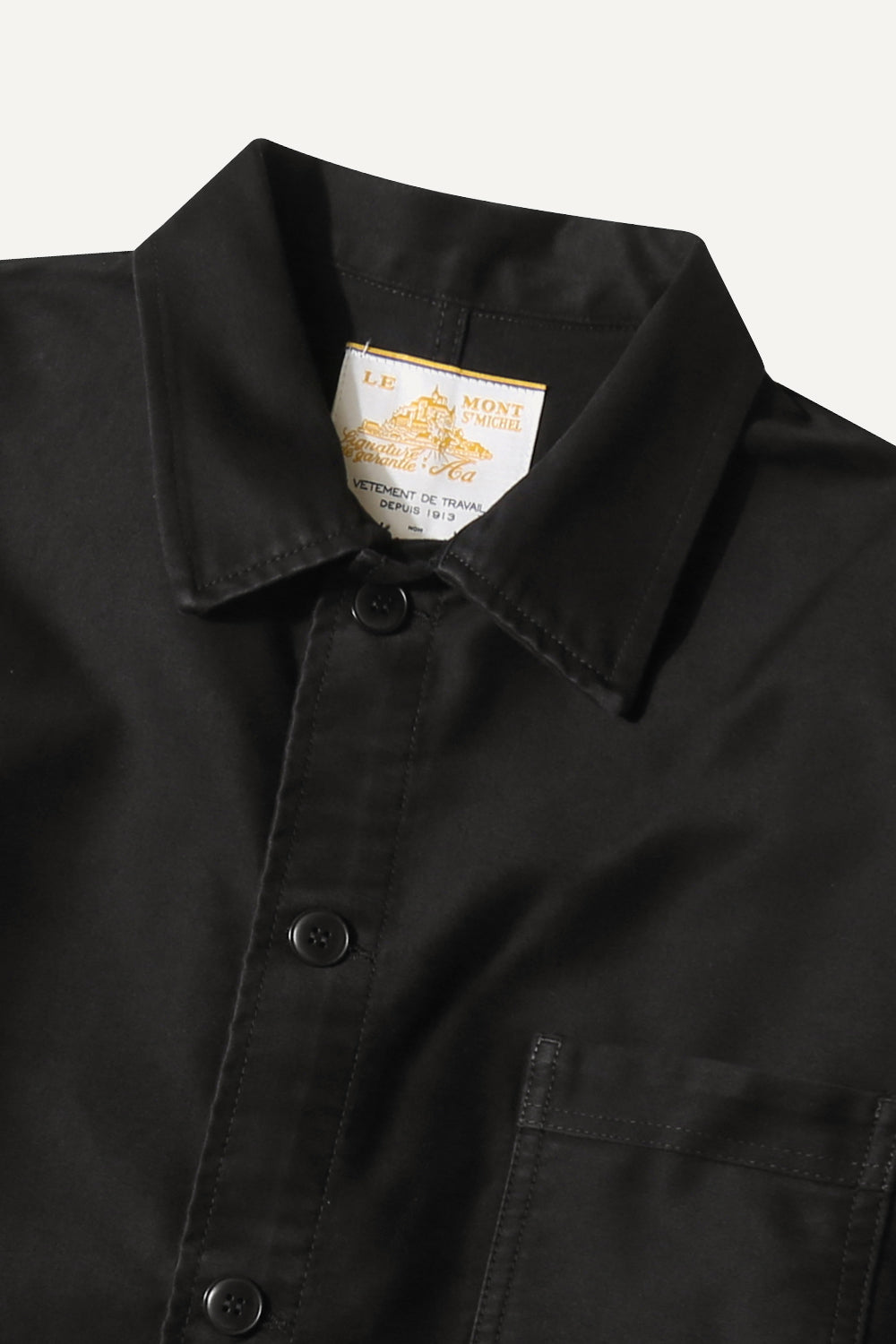 Le Mont St. Michel The Real Work Jacket Black