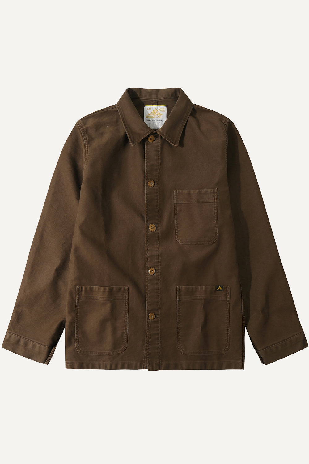 Le Mont St. Michel The Real Work Jacket Brown