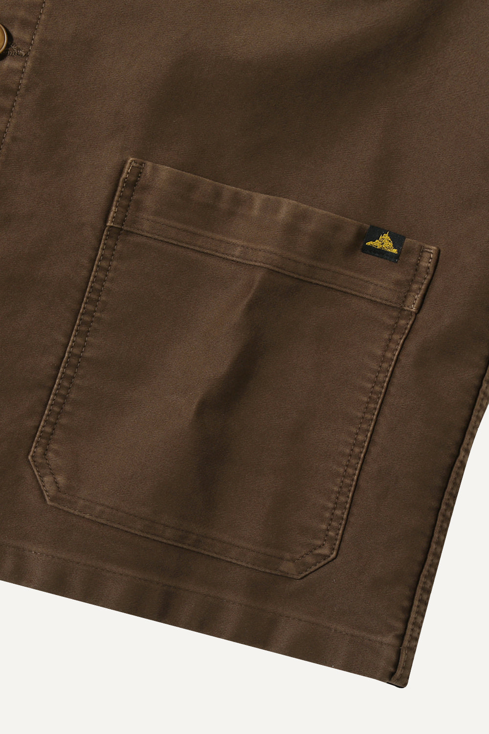 Le Mont St. Michel The Real Work Jacket Brown