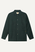 Le Mont St. Michel Womens The Real Work Jacket Forest Green