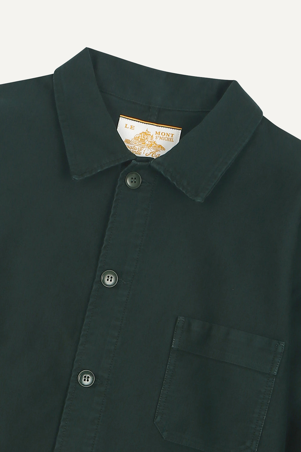 Le Mont St. Michel Womens The Real Work Jacket Forest Green