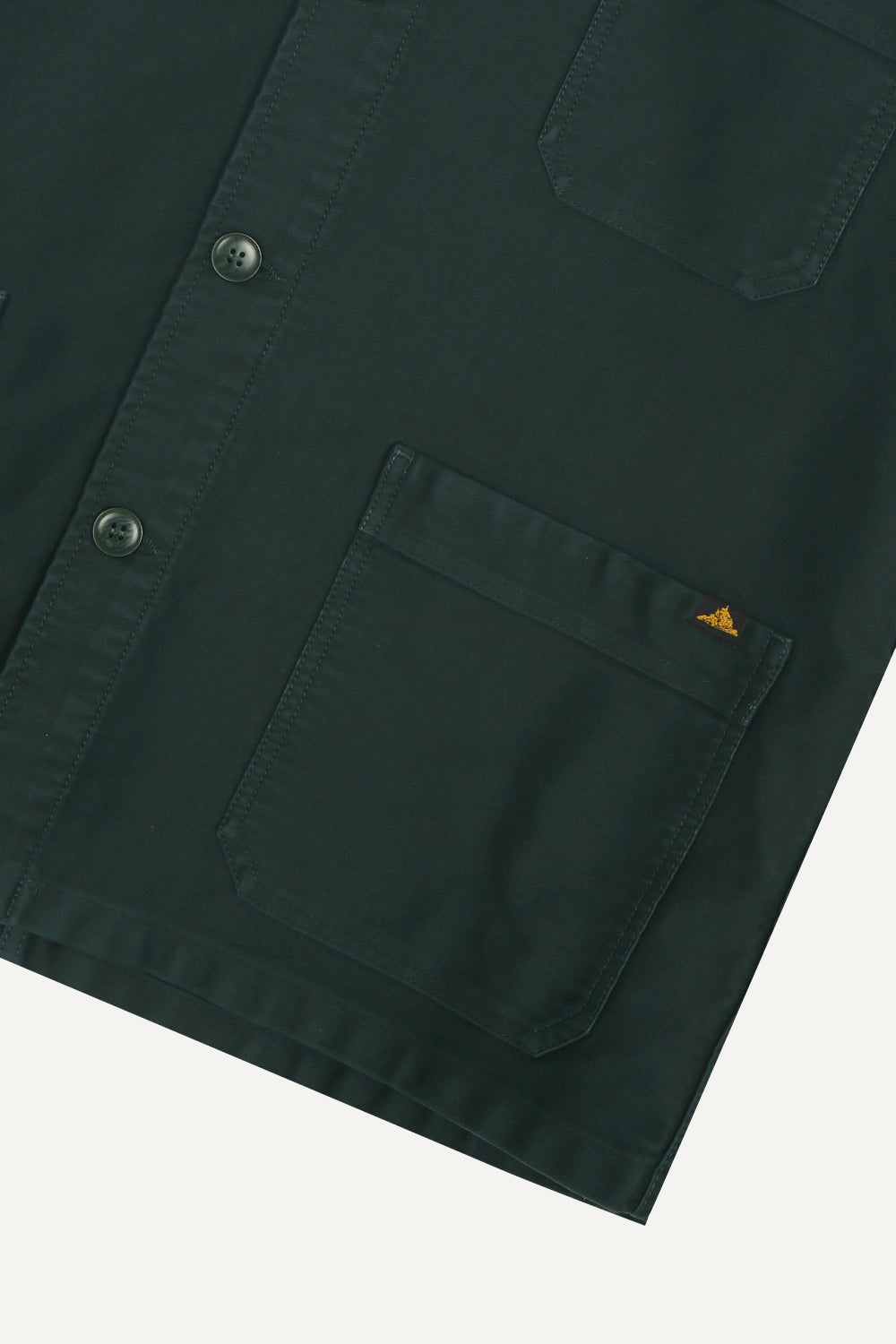 Le Mont St. Michel Womens The Real Work Jacket Forest Green