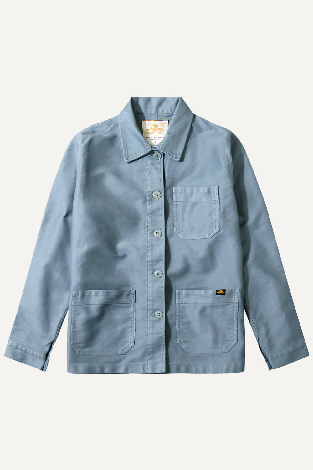 Le Mont St. Michel Womens The Real Work Jacket Sky Blue