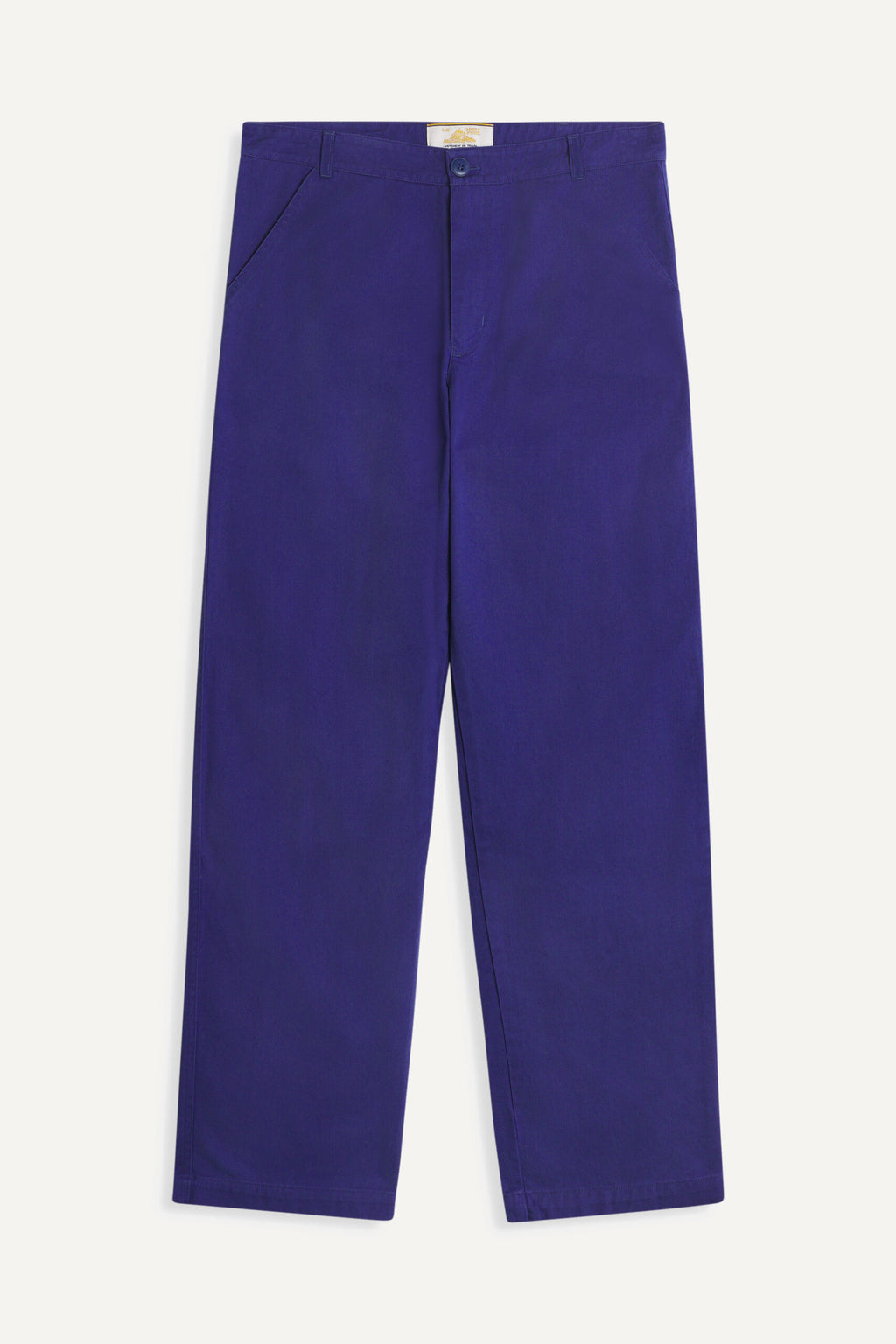 Le Mont St. Michel Paul twill Serge Work Trousers Vivid Blue