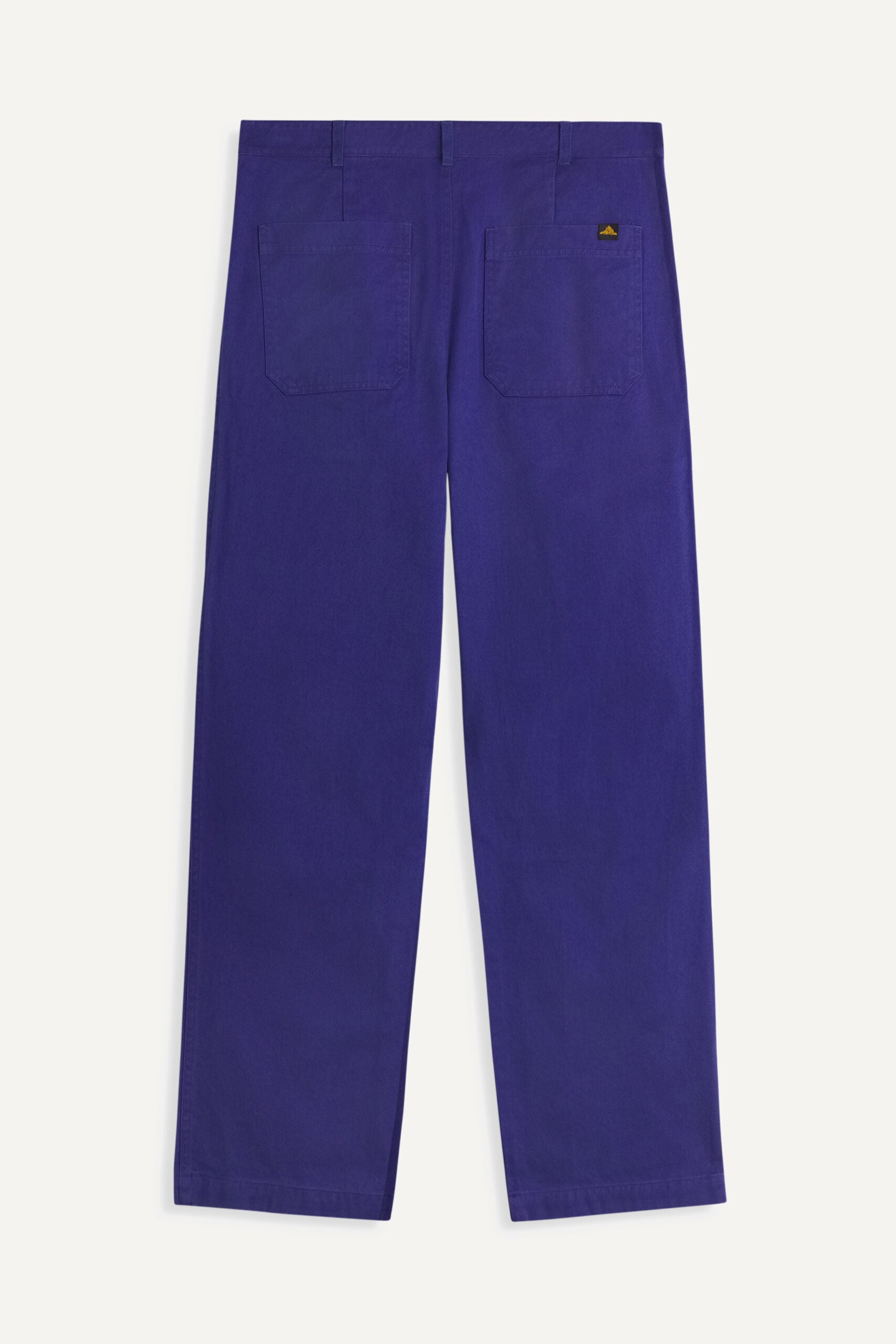 Le Mont St. Michel Paul twill Serge Work Trousers Vivid Blue