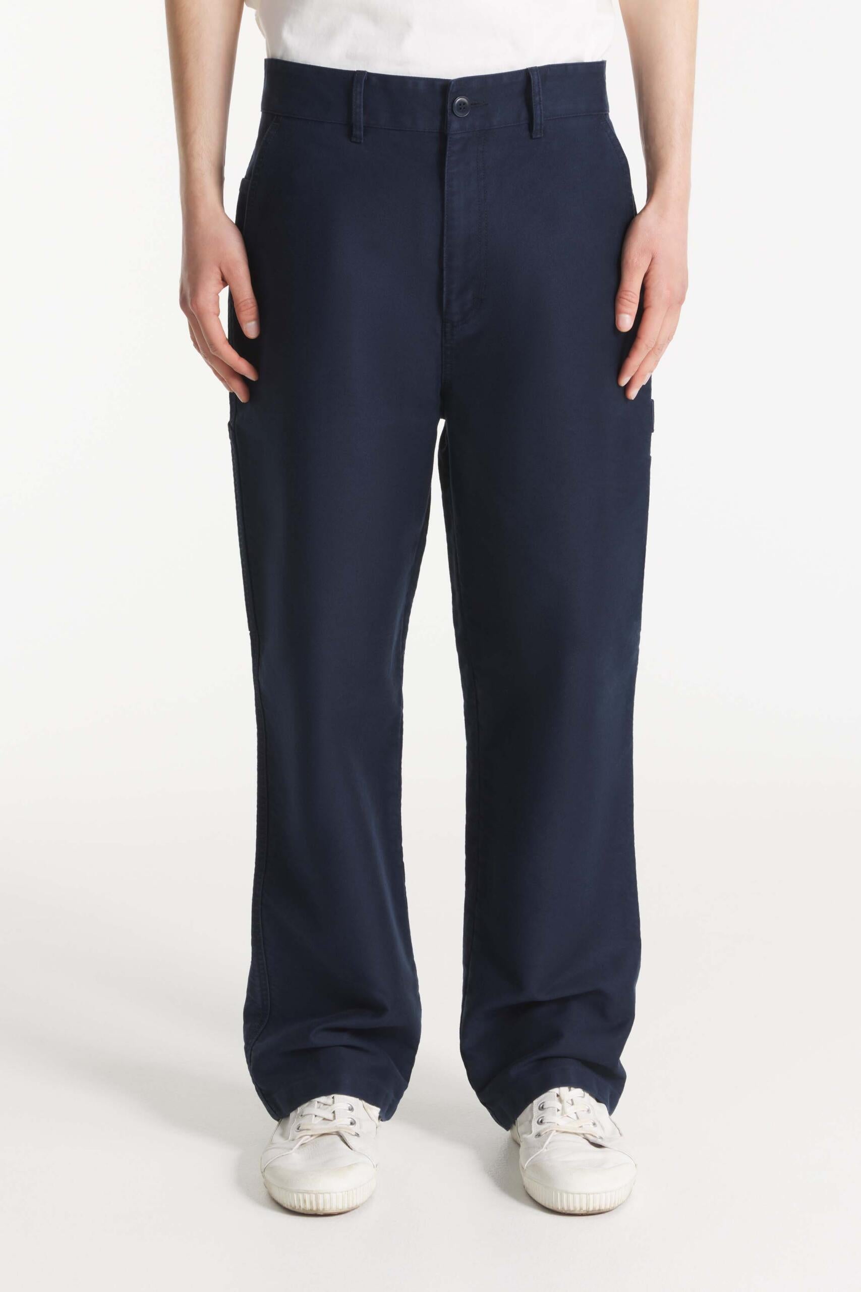 Le Mont St. Michel Moleskin Pero Carpenter Pants Navy – Pinkomo