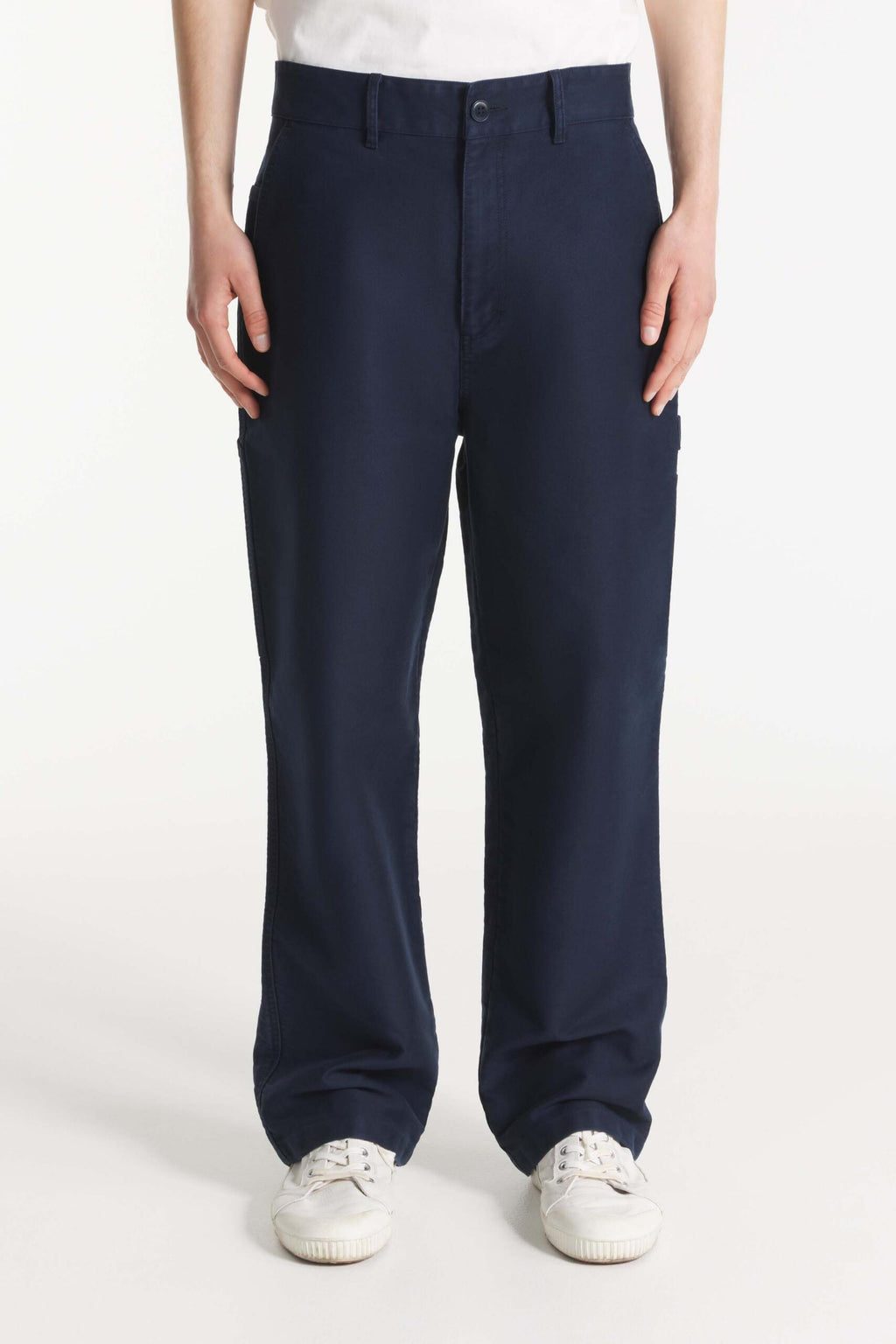 Le Mont St. Michel Moleskin Pero Carpenter Pants Navy