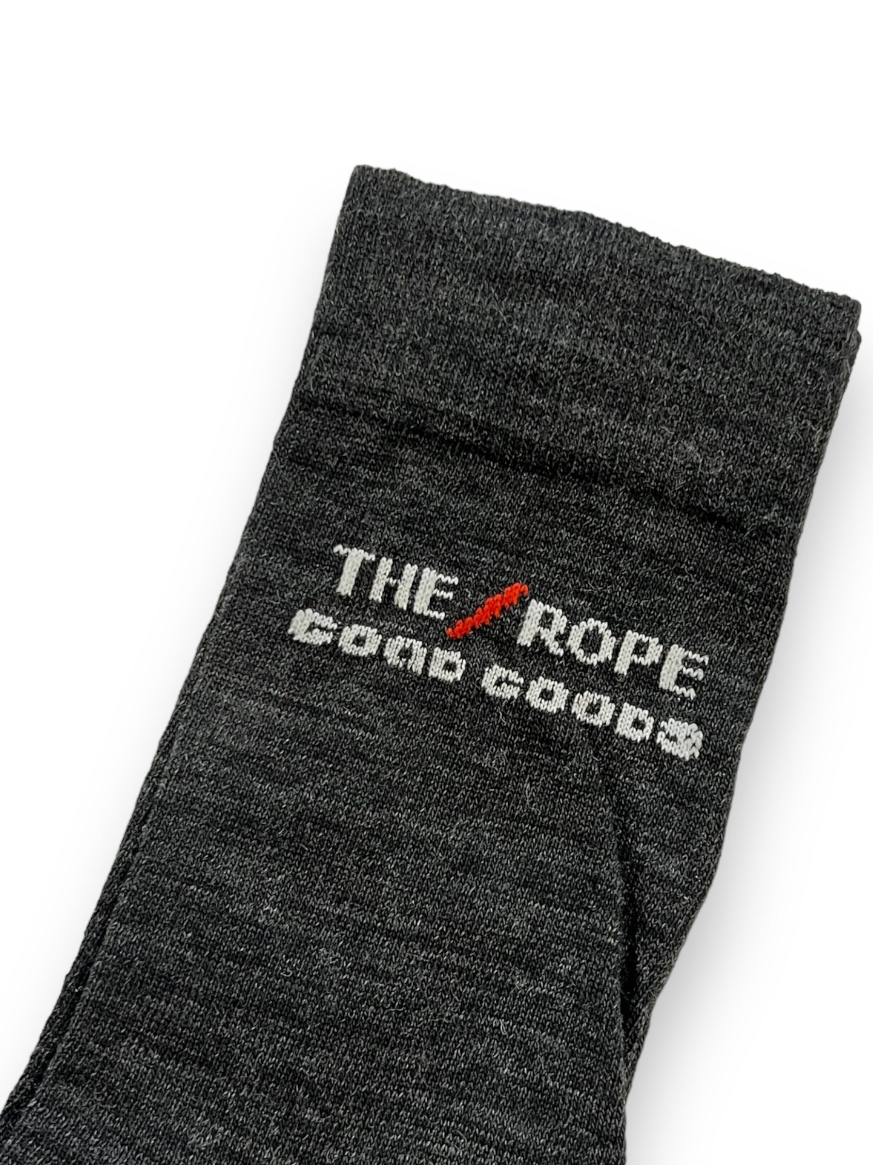 The Rope Thin Merino Wool Sock Red