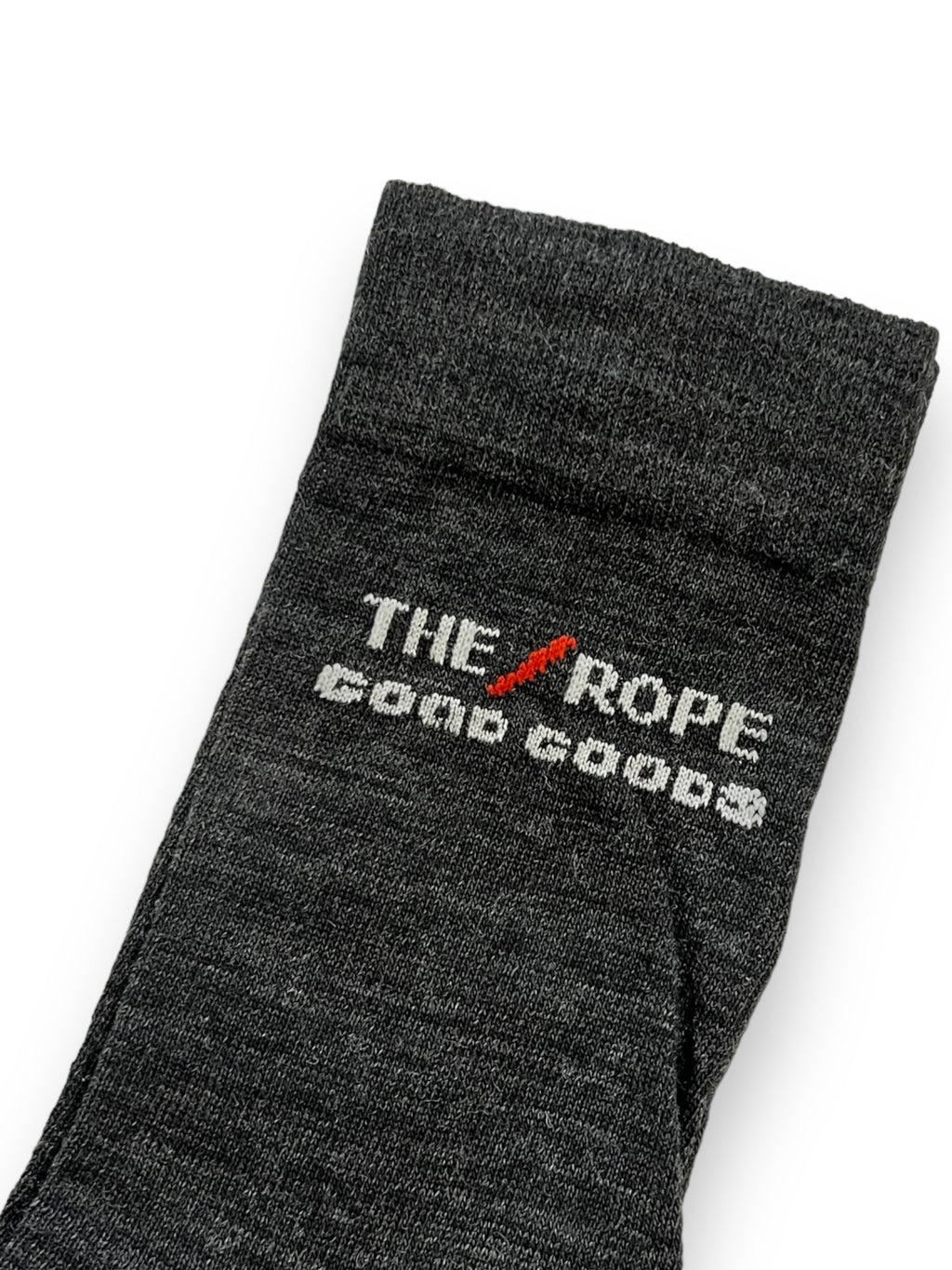 The Rope Thin Merino Wool Sock Gray