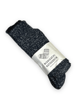 Nishiguchi Kutsushita Boston Hemp/Cotton Ribbed Socks Midnight