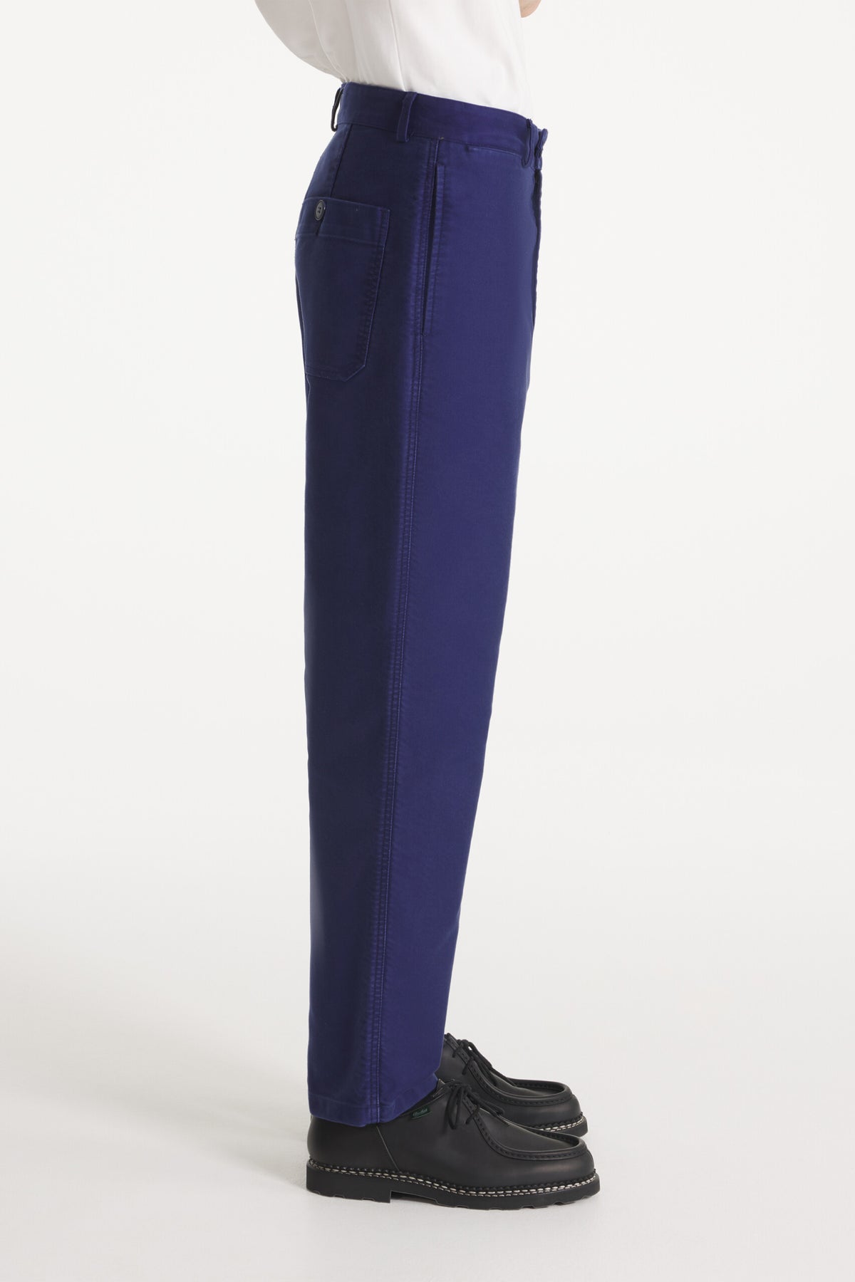 Le Mont St. Michel Perig – Wide leg work pants Blue