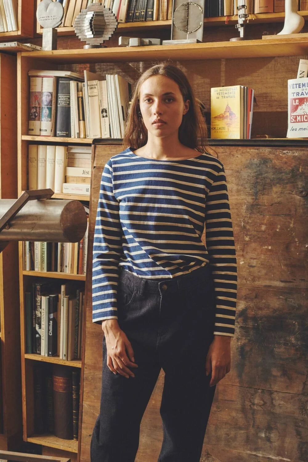 Le Mont St. Michel Womens Tilda Marinière with long sleeves