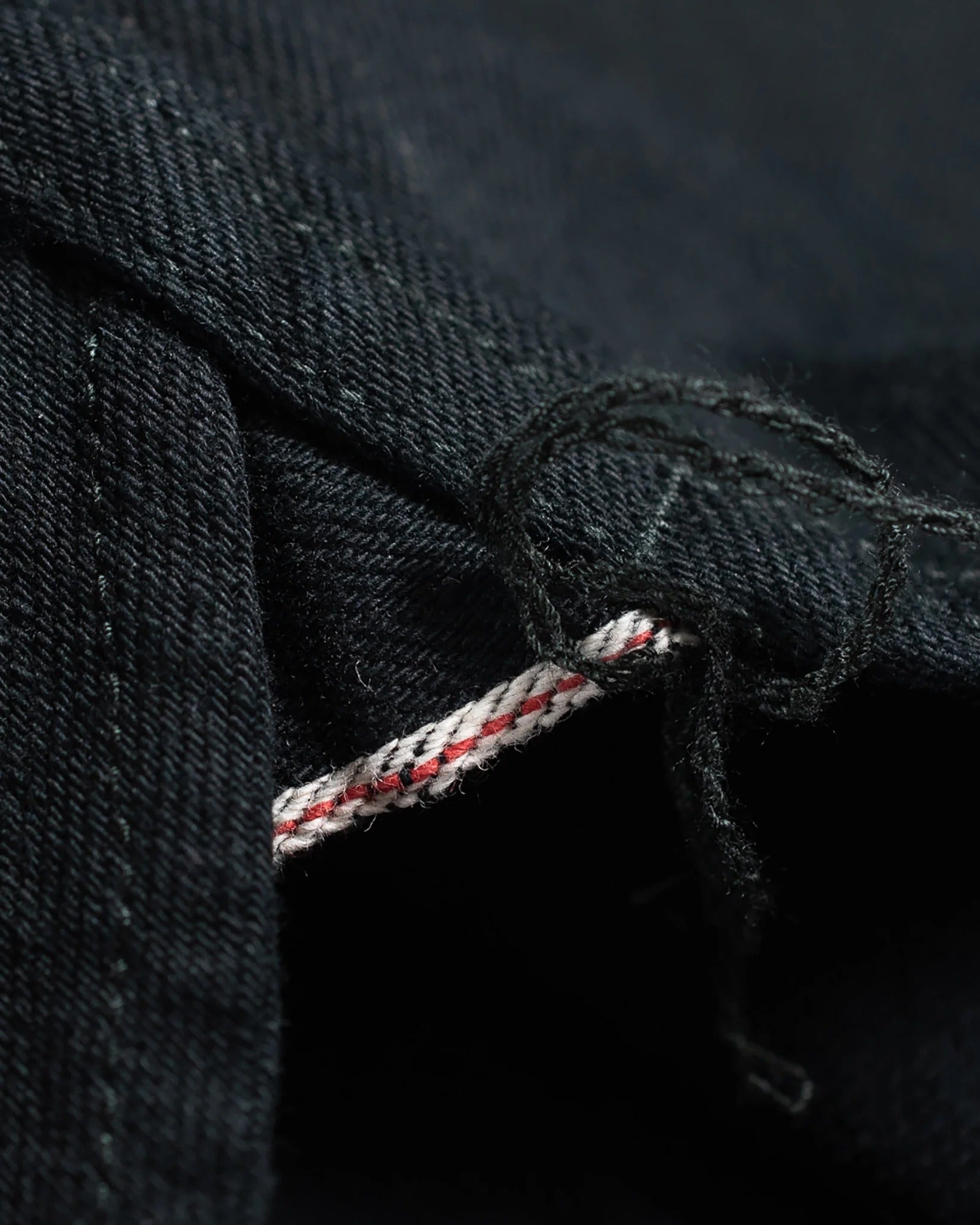 Iron Heart IHSH-218-BLK 12oz Selvedge Denim Western Shirt "The Johnny Cash III" - Black