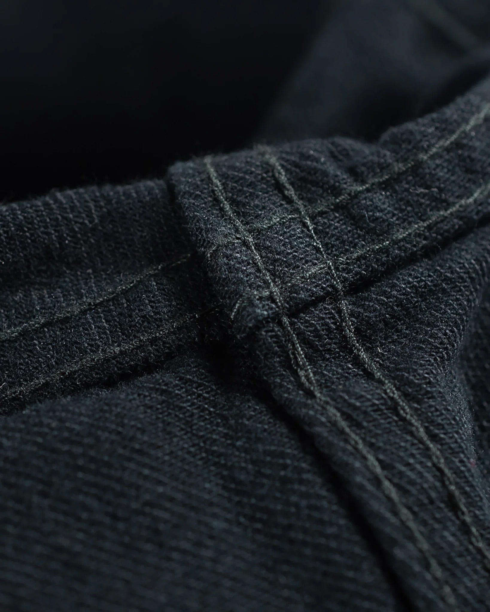 Iron Heart IHSH-218-BLK 12oz Selvedge Denim Western Shirt "The Johnny Cash III" - Black