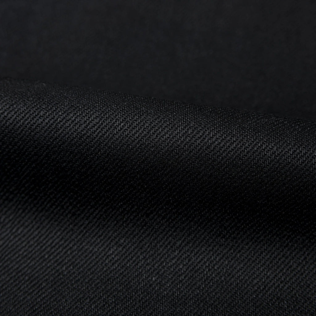 Naked and Famous Strong Guy 13 oz Solid Black Selvedge