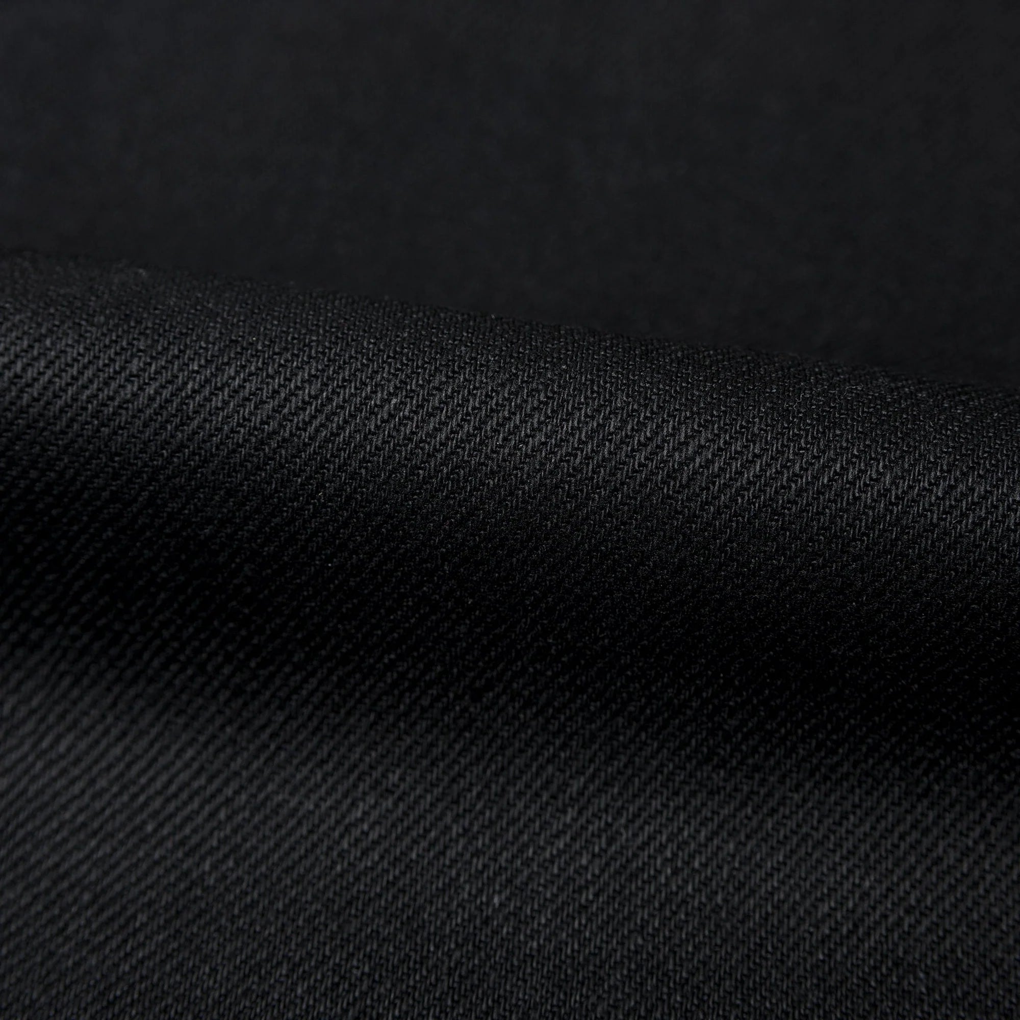 Naked and Famous Strong Guy 13 oz Solid Black Selvedge