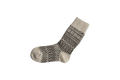 Nishiguchi Kutsushita WOOL JACQUARD SOCKS - OATMEAL
