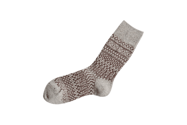Nishiguchi Kutsushita Oslo Wool Socks Gray