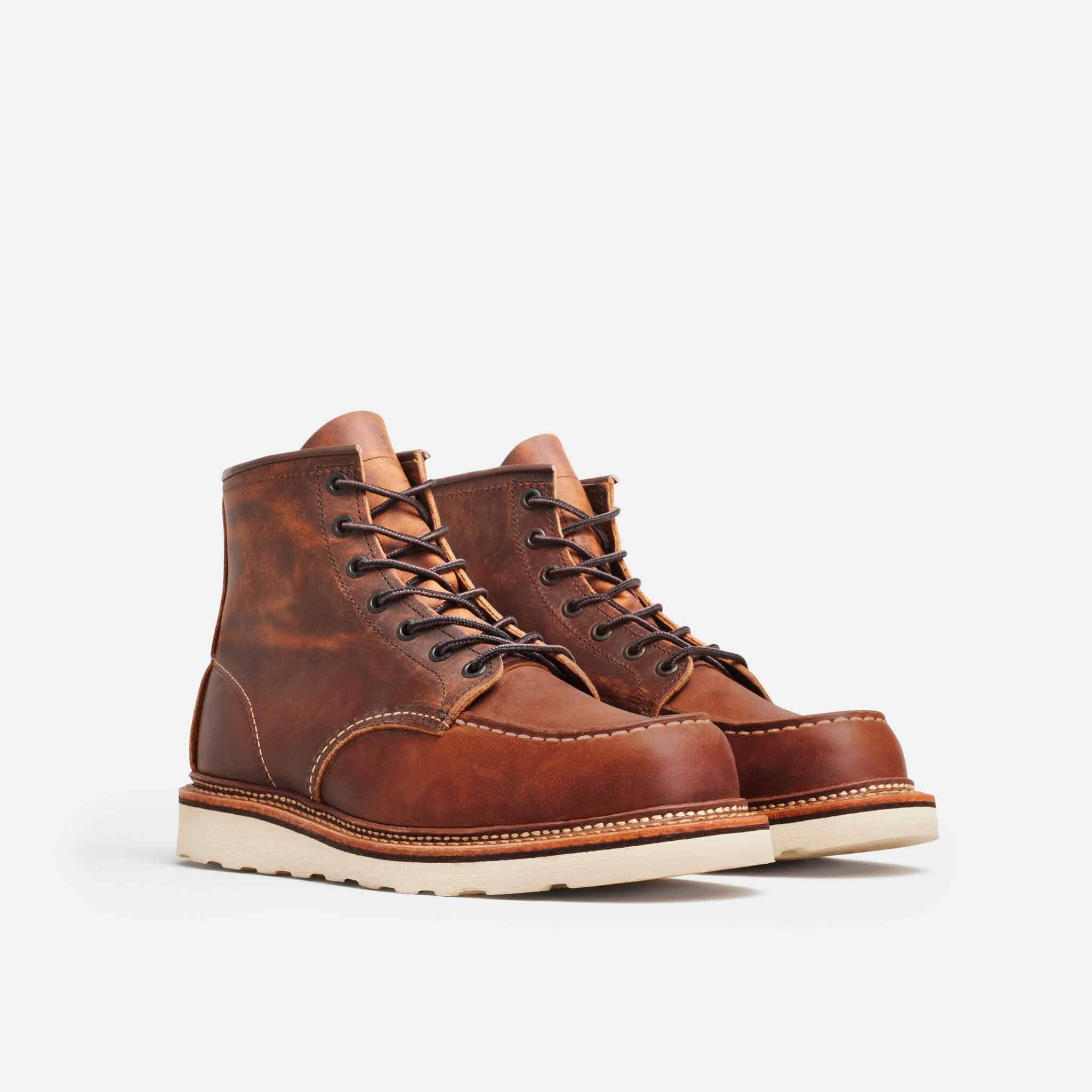 Red Wing 1907 6" Moc Toe Copper Rough and Tough
