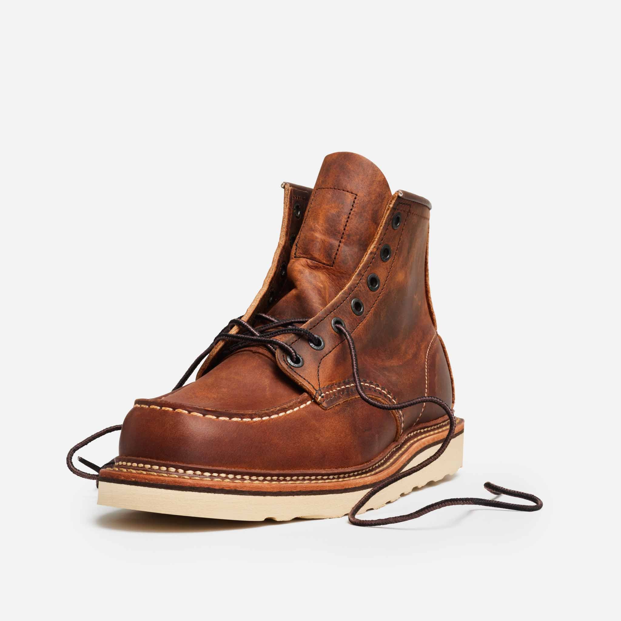 Red Wing 1907 6" Moc Toe Copper Rough and Tough