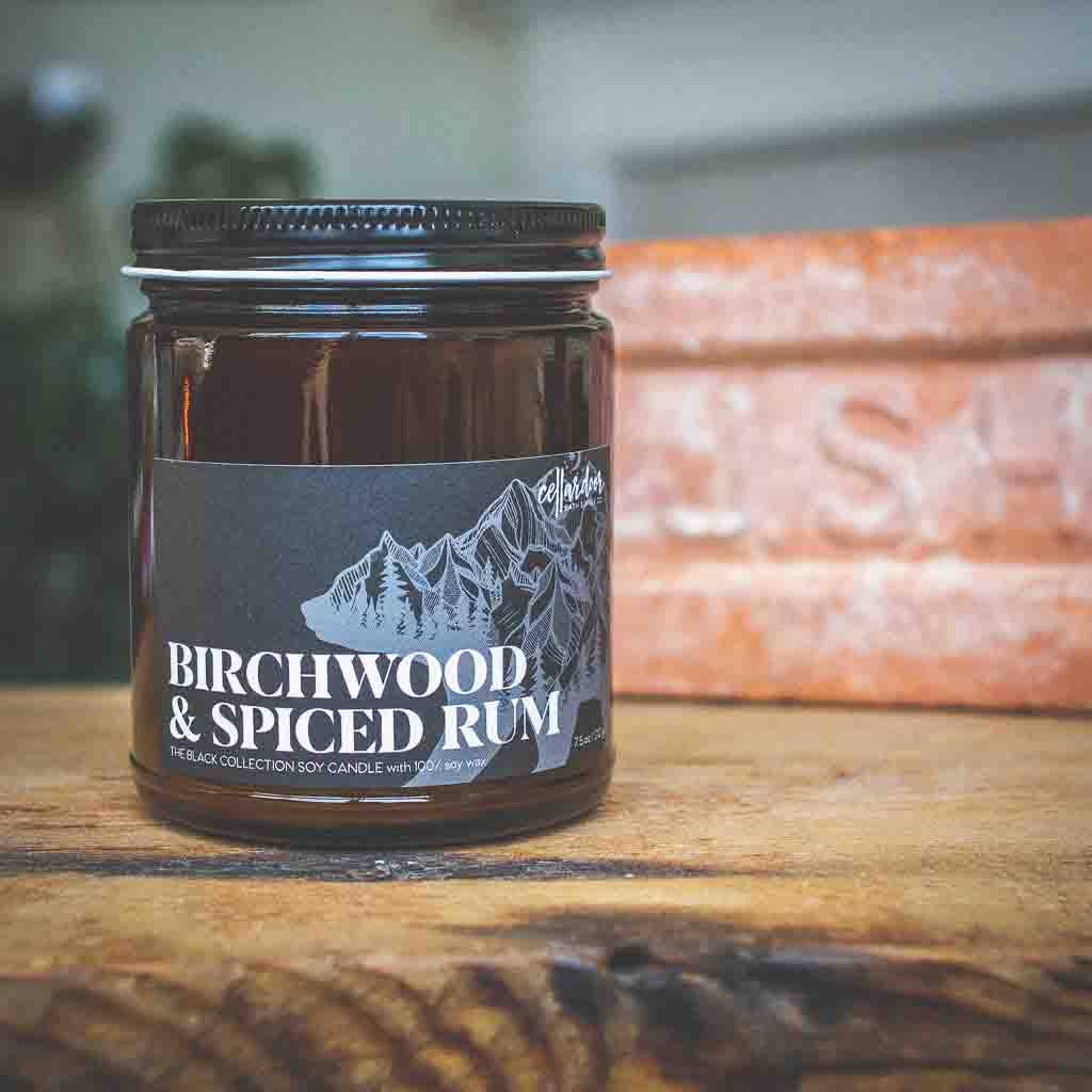 Cellar Door Bath Supply Co. Birchwood & Spiced Rum - 7.5 oz Soy Candle