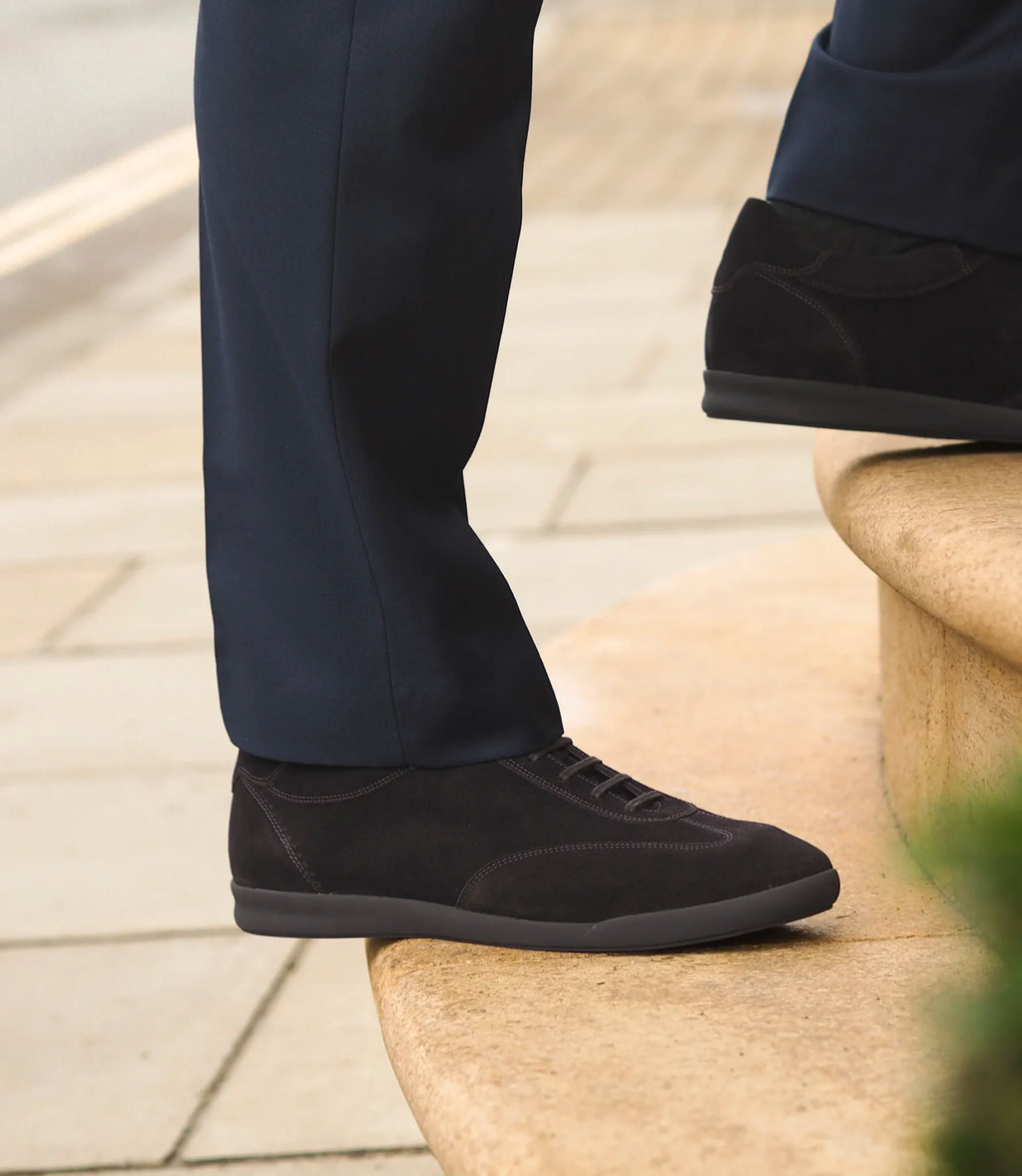 Loake Mayfair Sneaker Dark Brown Suede