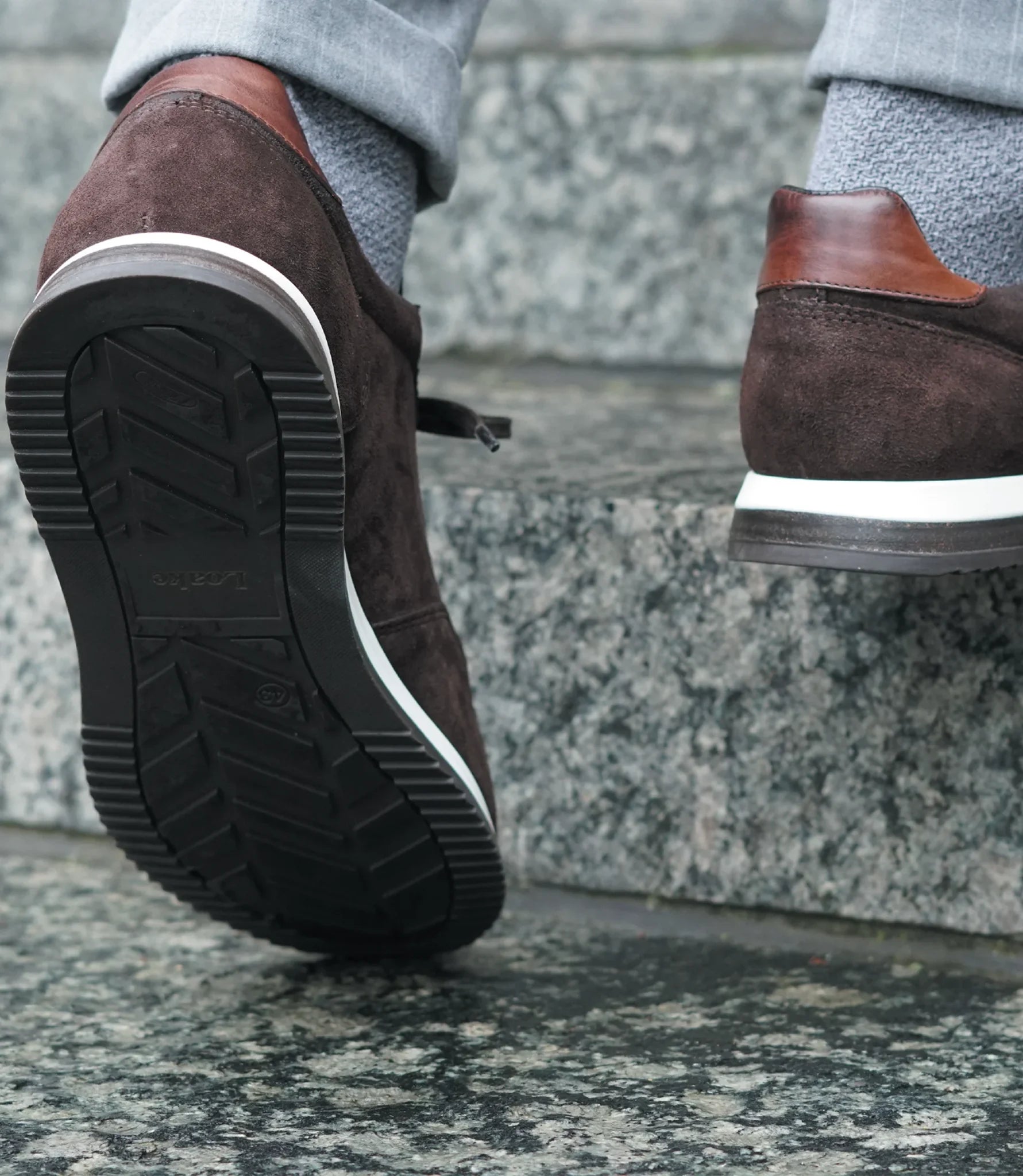 Loake Bannister Sneaker Dark Brown Suede