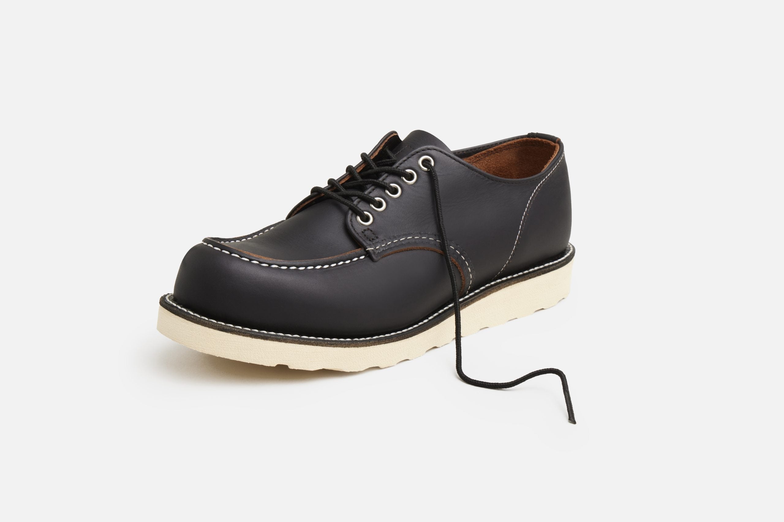 Red Wing 8090 Shop Moc Toe Oxford Black Prairie