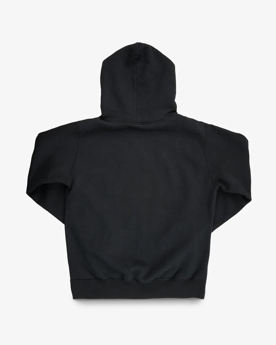 Iron Heart IHSW-79-BLK Printed 14oz Ultra Heavyweight Loopwheel Cotton Hoodie - Black