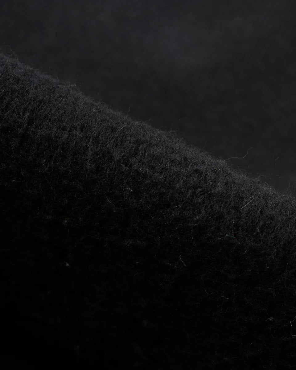 Iron Heart IHSW-79-BLK Printed 14oz Ultra Heavyweight Loopwheel Cotton Hoodie - Black