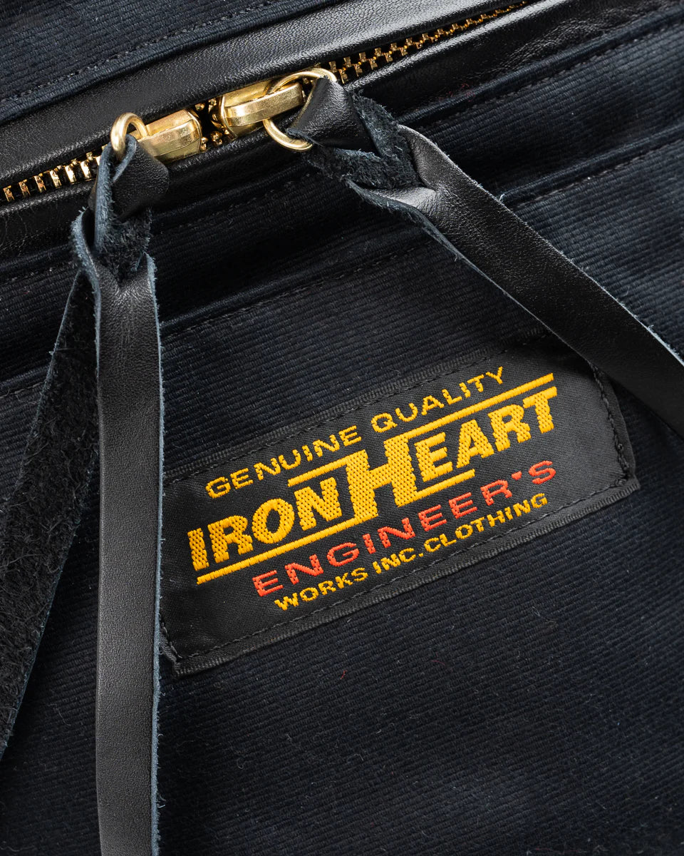 IRON HEART IHE-53 12oz Whipcord Waist Bag Black