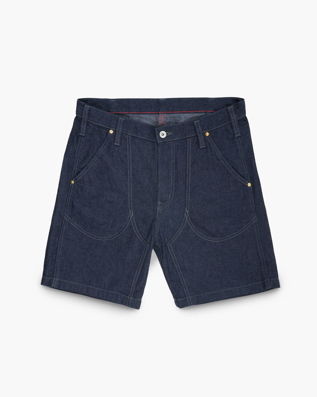 Iron Heart IH-741-IND - 10oz Double Front Denim Shorts - Indigo