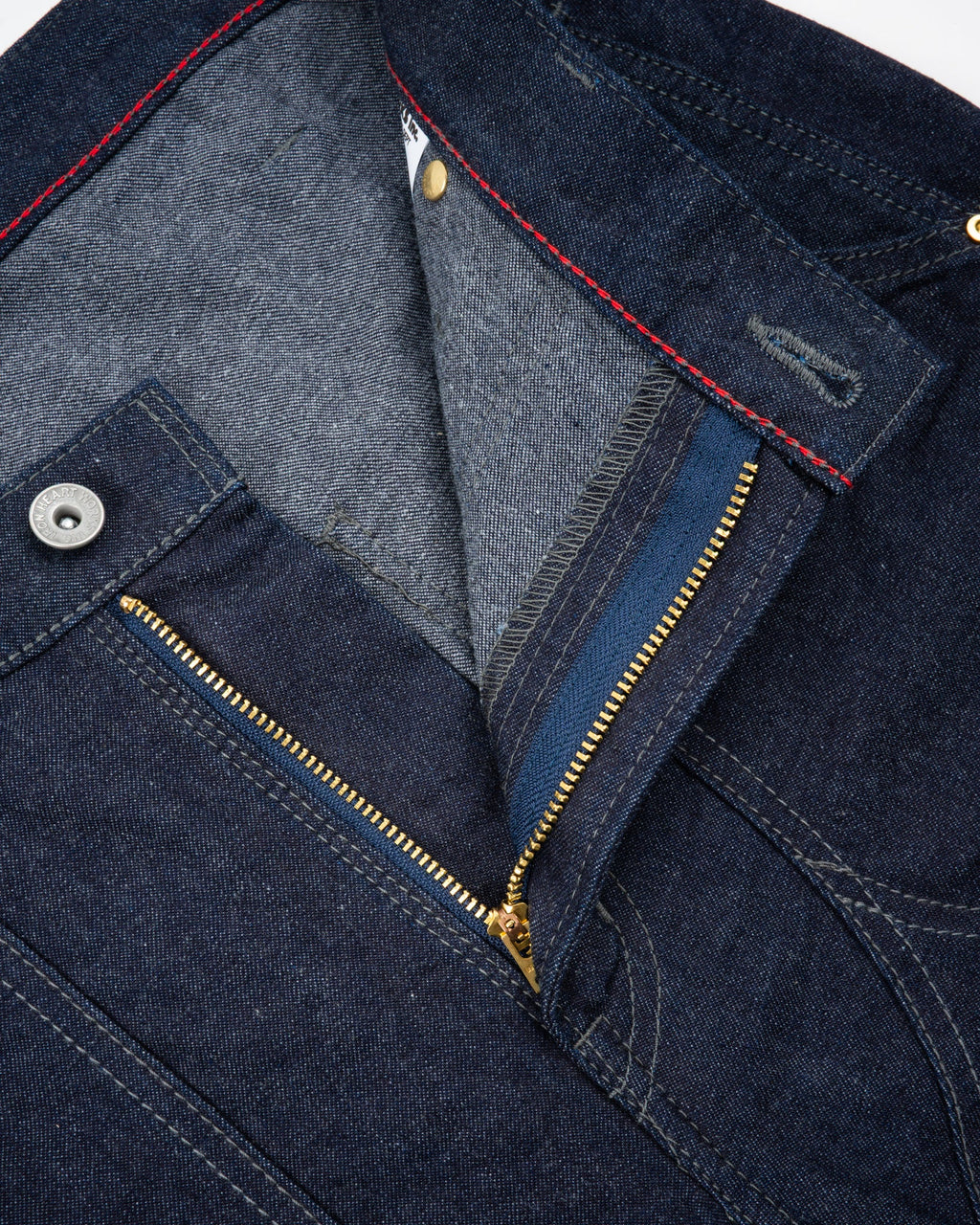 Iron Heart IH-741-IND - 10oz Double Front Denim Shorts - Indigo