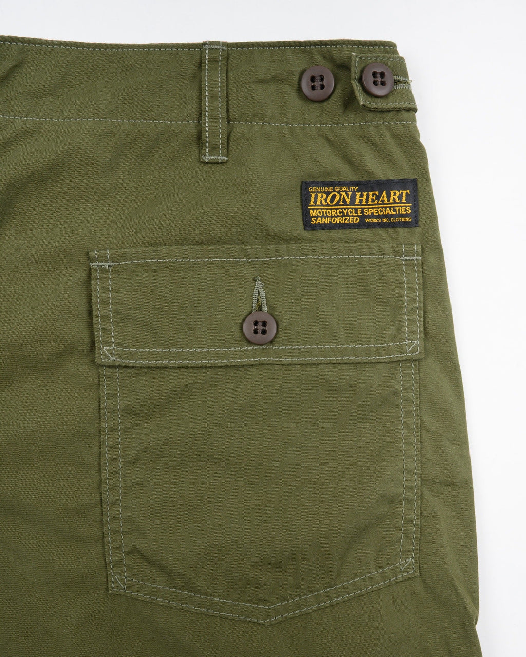 IRON HEART - IH-745-ODG 4oz Cotton/Nylon Baker Pants - Olive Drab Green