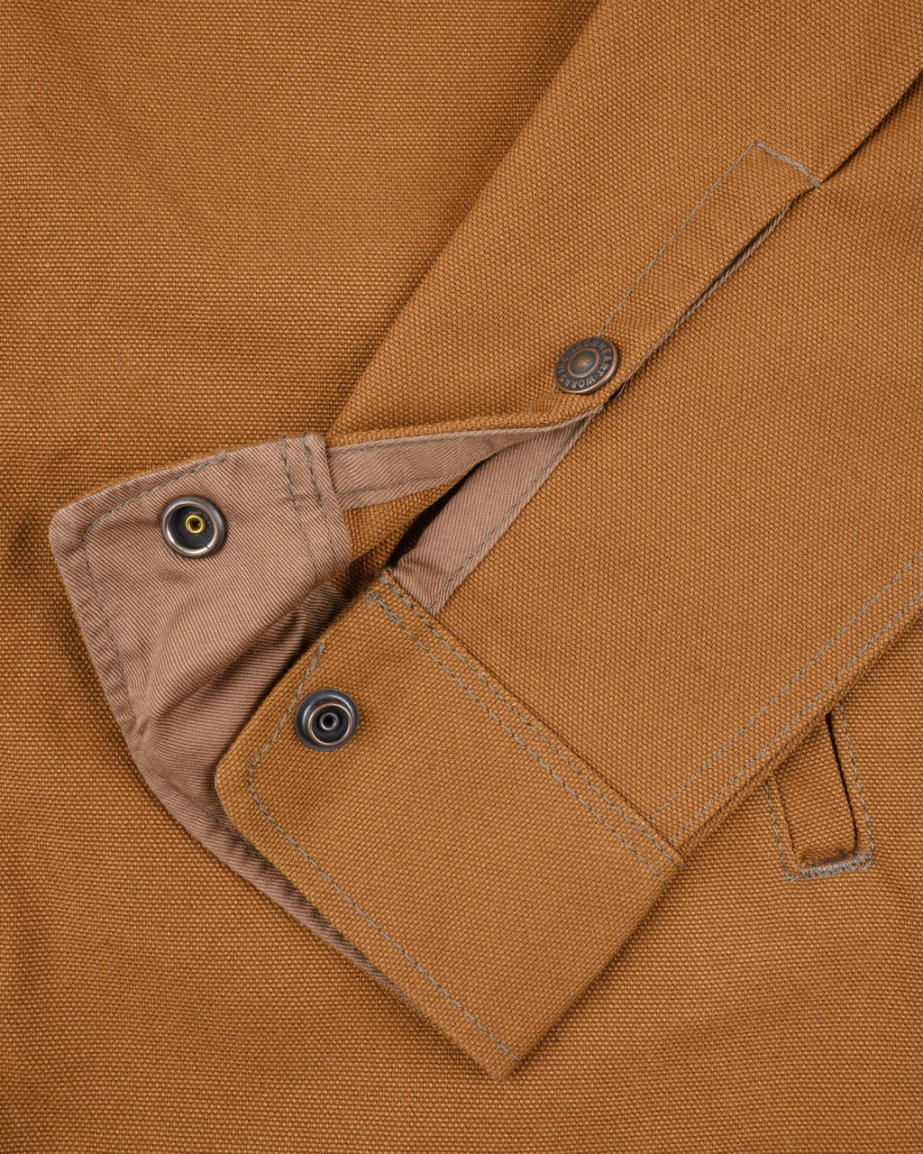 Iron Heart IHSH-189-BRN 17oz Duck CPO Work Shirt - "The UnTucked" - Brown