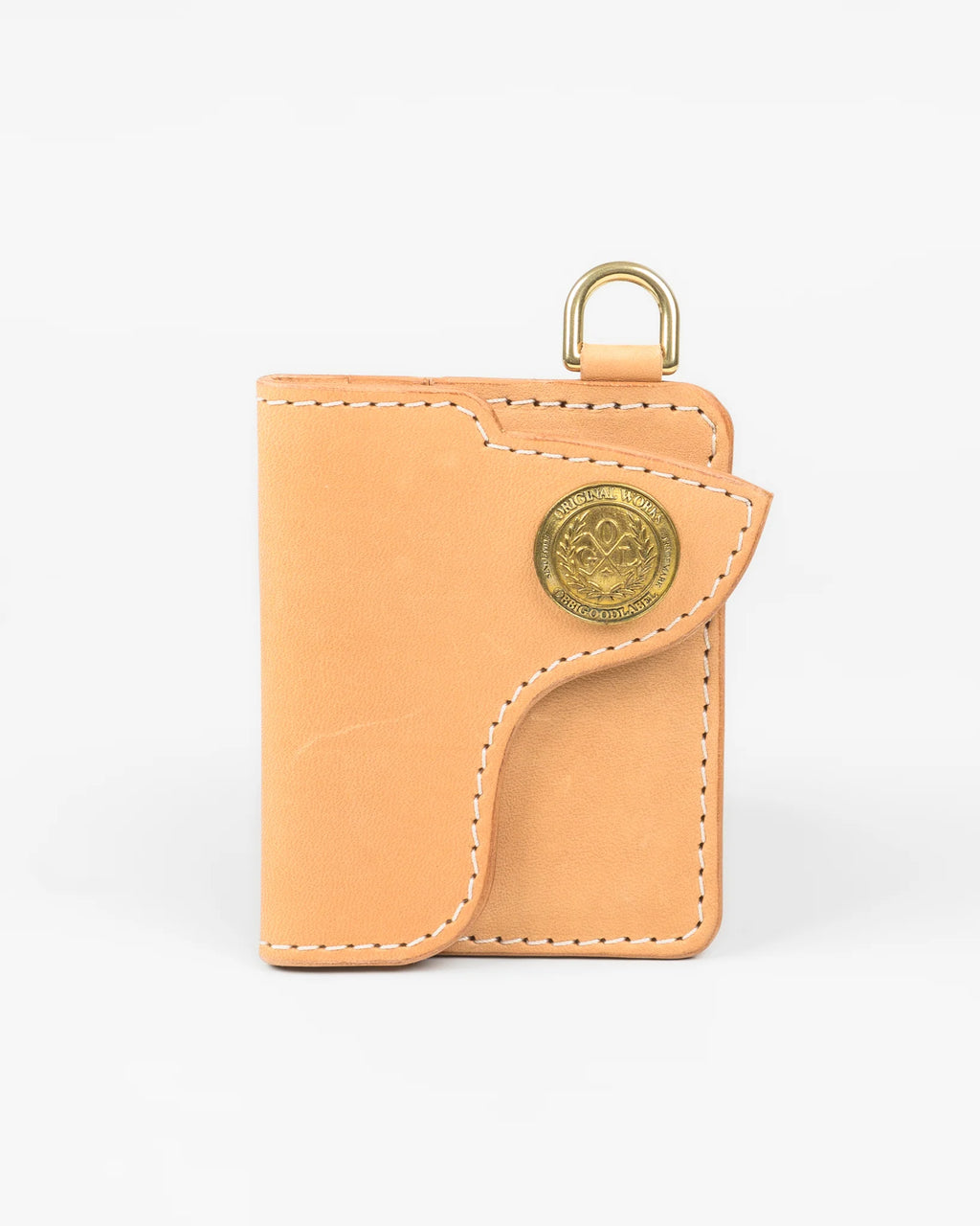 OGL Horsehide Concho Cardholder - Natural