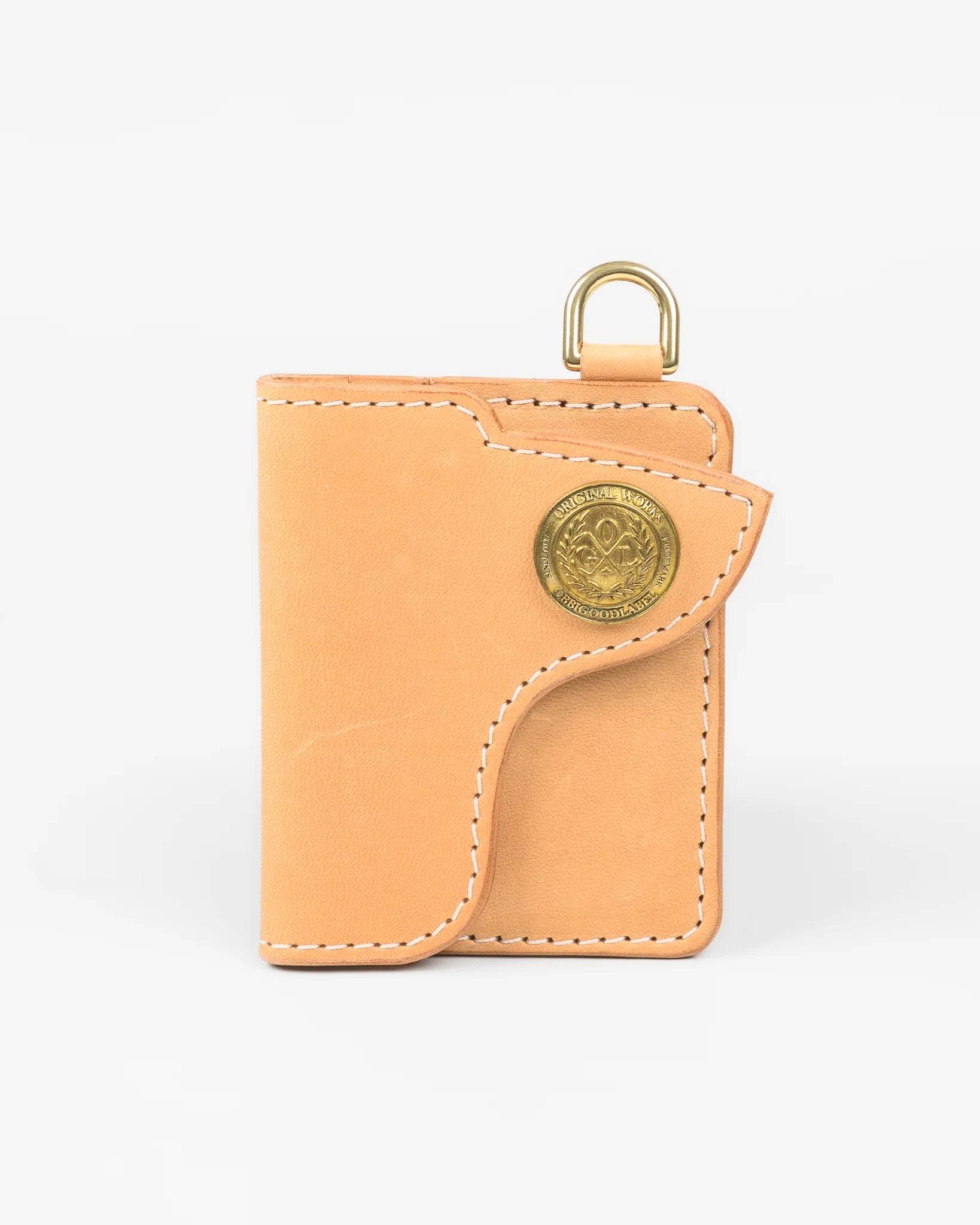 OGL Horsehide Concho Cardholder - Natural