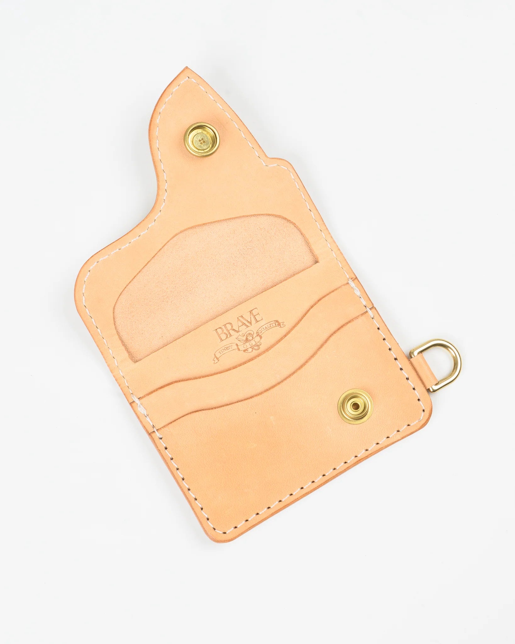 OGL Horsehide Concho Cardholder - Natural