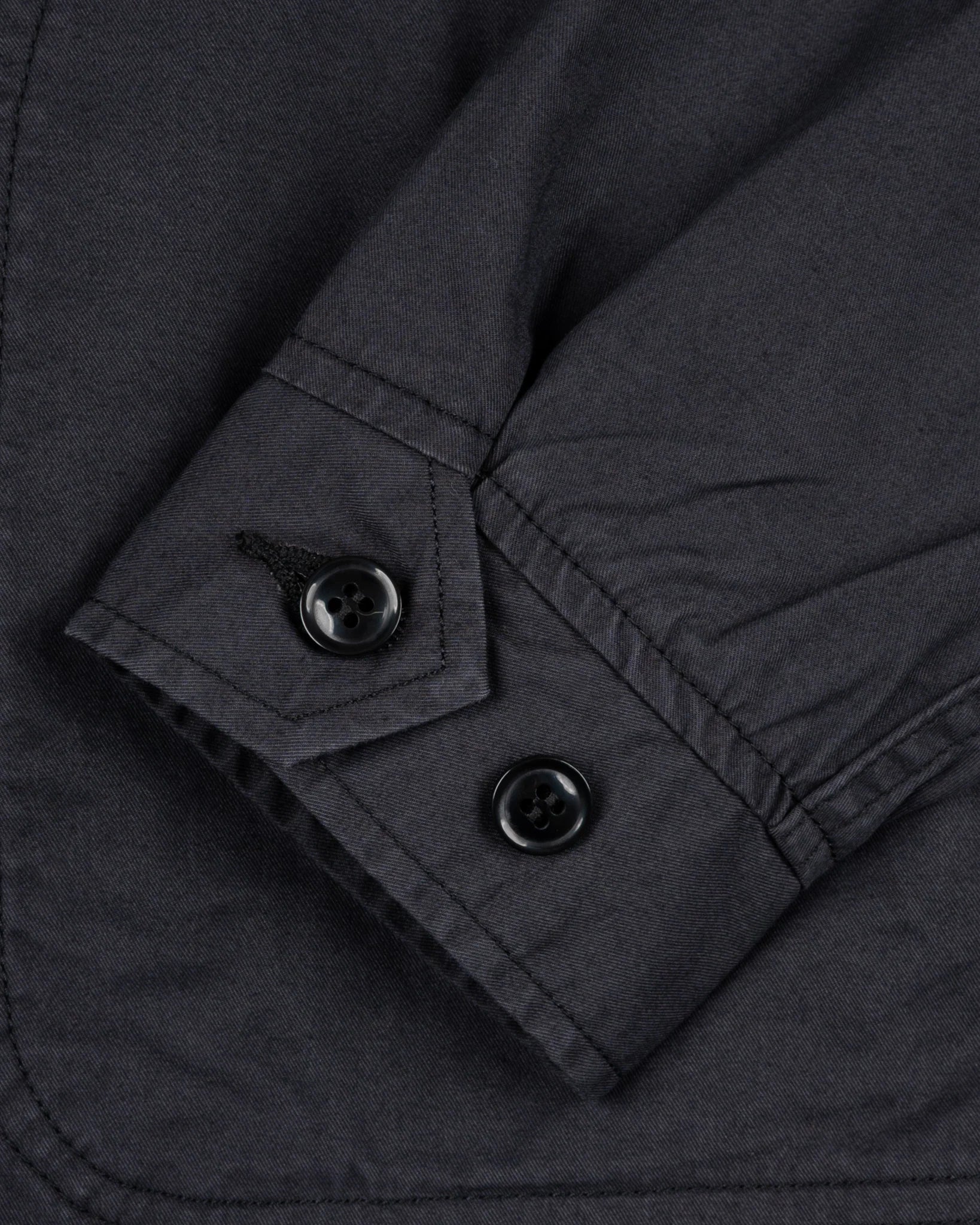 Iron Heart HJ-165-BLK 6.2oz Serge Drizzler Jacket - Black