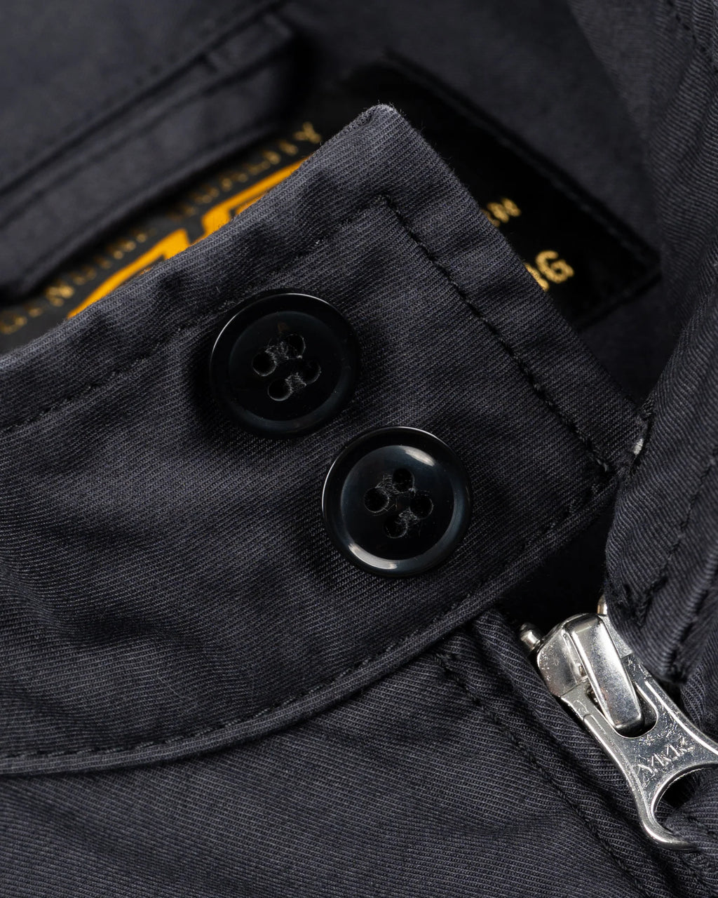 Iron Heart HJ-165-BLK 6.2oz Serge Drizzler Jacket - Black