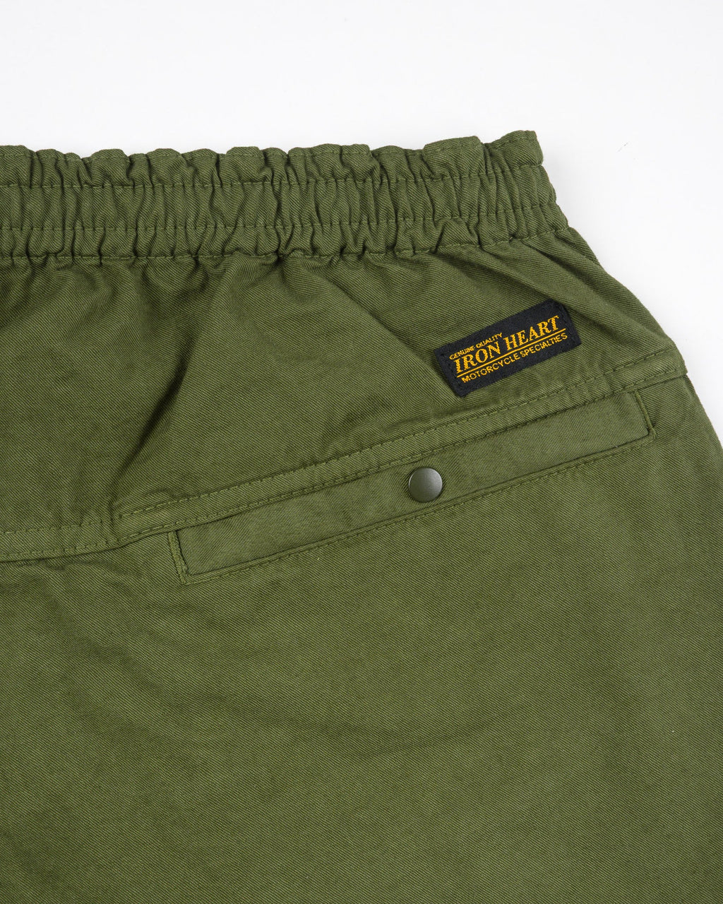 IRON HEART - Cotton Easy Shorts - Olive IH-729-OLV