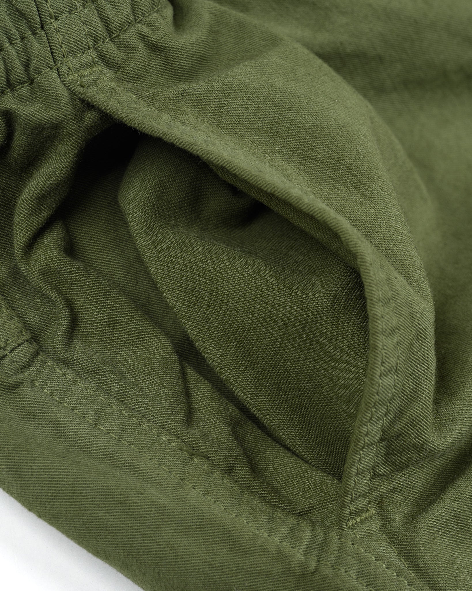 IRON HEART - Cotton Easy Shorts - Olive IH-729-OLV