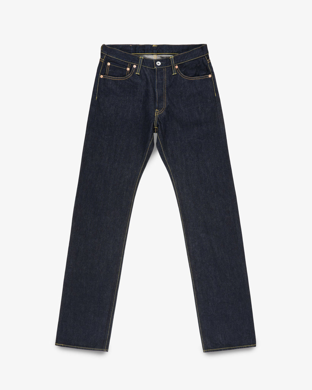IH-634S-142 14oz Selvedge Denim Straight Cut Jeans - Indigo