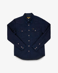 Iron Heart IHSH-409-IB 19oz Selvedge Denim CPO Shirt - Indigo/Black