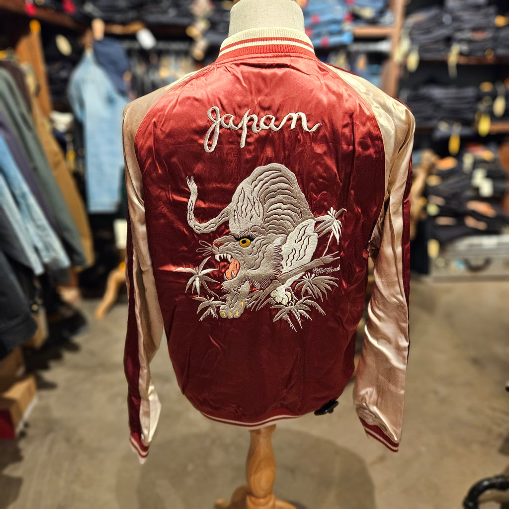 THE FLAT HEAD - FN-OJ-SV006 Souvenir Jacket Tiger & Dragon