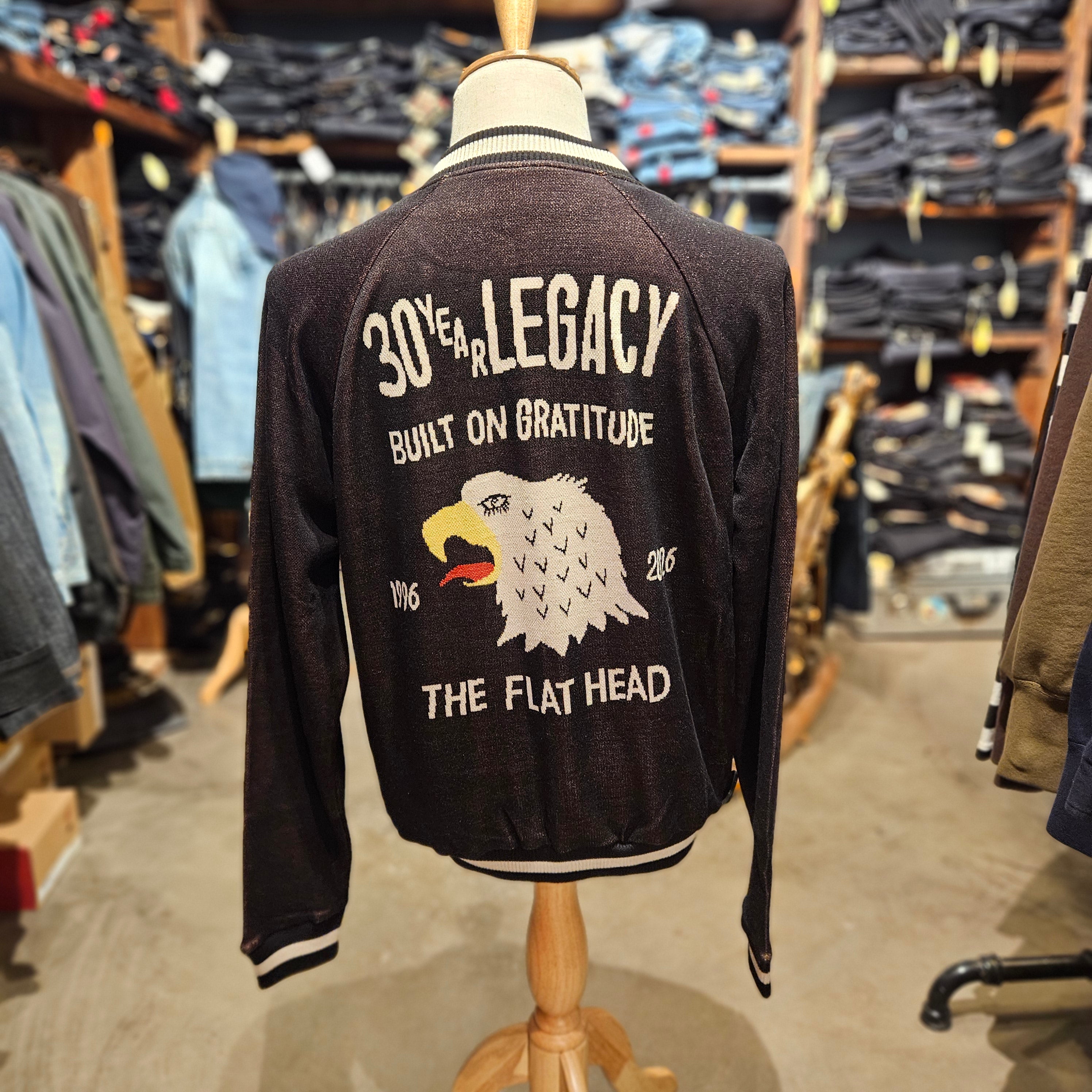THE FLAT HEAD - FN-KT-S001 SILK KNIT JACKET