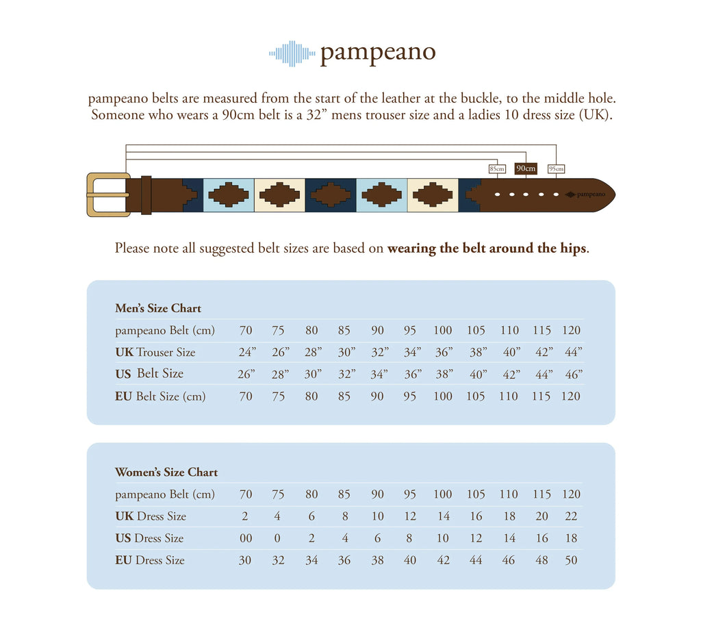 Pampeano Confianza Belt Tan Suede