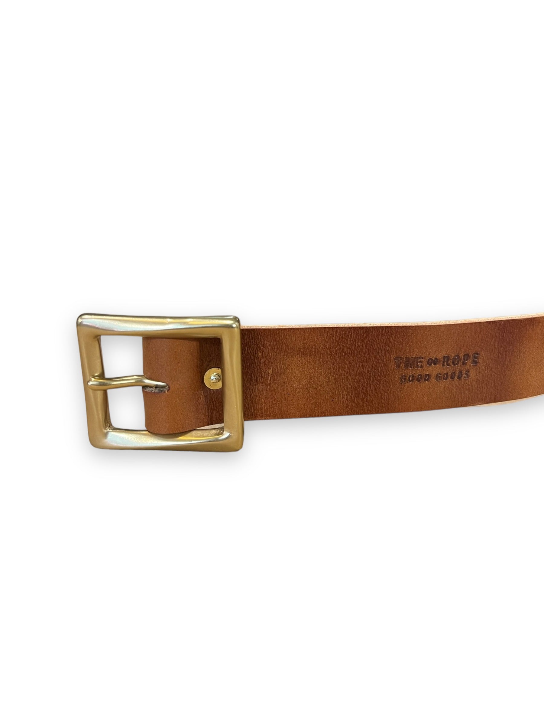 The Rope — Heavy Brass Buckle Belt Copper
